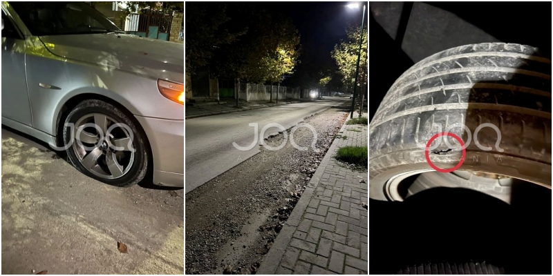 Katastrofë rrugët në Vlorë! Qytetari çan 2 gomat e makinës: Shteti po na lë në mes të rrugëve, kush i paguan dëmet?