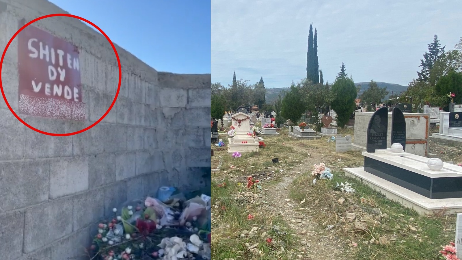 Lezhë/ Shitja e varreve po bëhet hapur, me tabela në mur: Shiten dy vende…