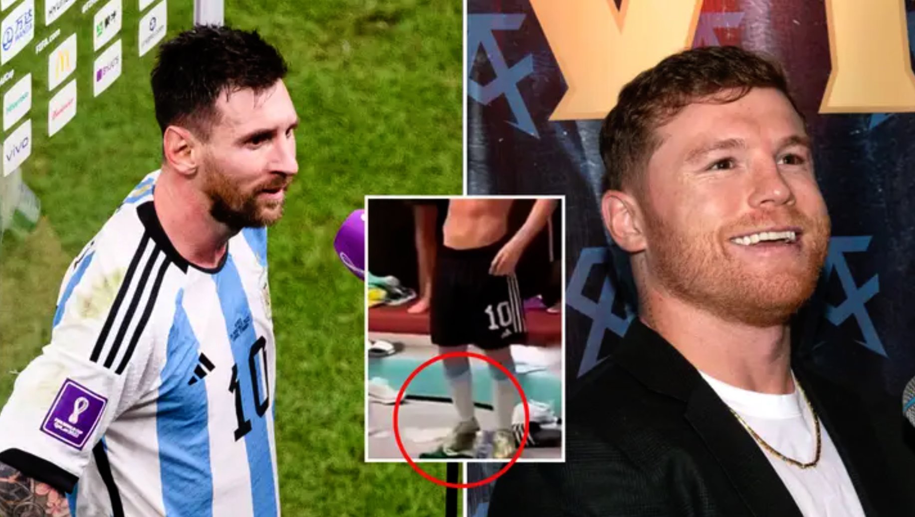 VIDEO/ La në tokë fanellën e Meksikës, Canelo Alvarez: Messi t’i lutet Zotit që të mos e gjej
