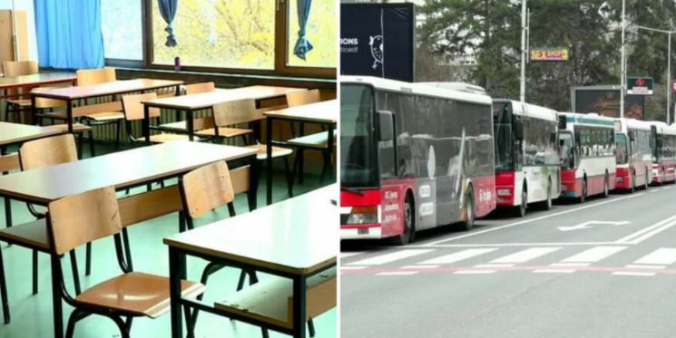 Greva e transportuesve privat, përgjysmon numrin e nxënësve nëpër shkolla