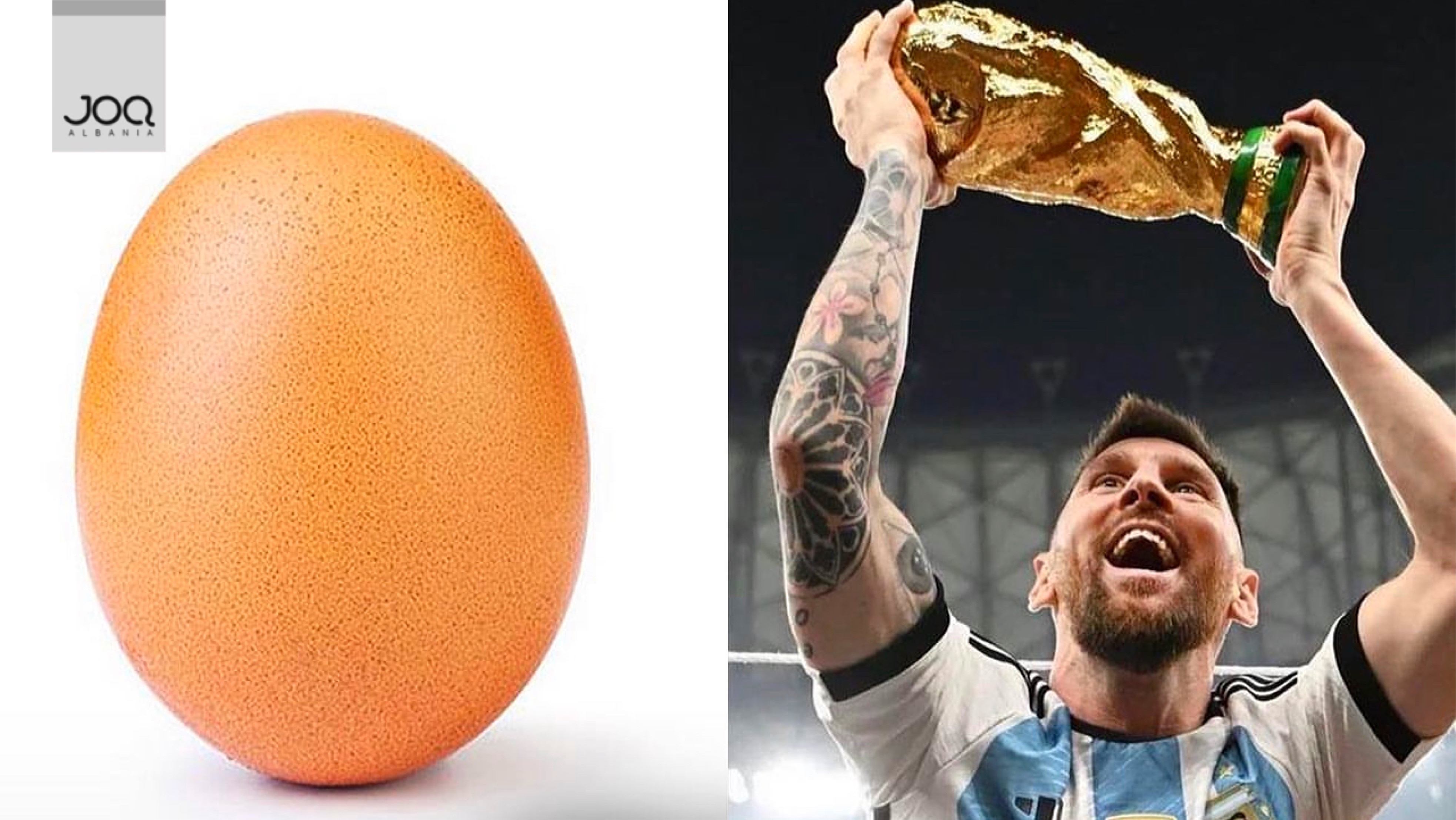 Njerëzit po i bëjnë “UNLIKE vezës”, që Messi me kupën e botës të thyejë rekordin e fotos më të pëlqyer