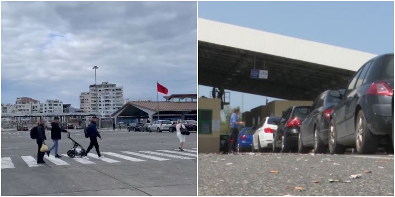 Shqiptarët rikthehen në shtëpi për festa, fluks i madh në pikat kufitare të vendit