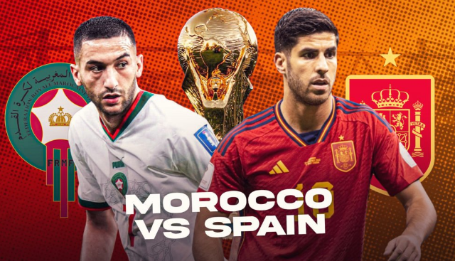 Marok-Spanjë, formacionet zyrtare/ Skuadrat duan çerekfinalet e Botërorit