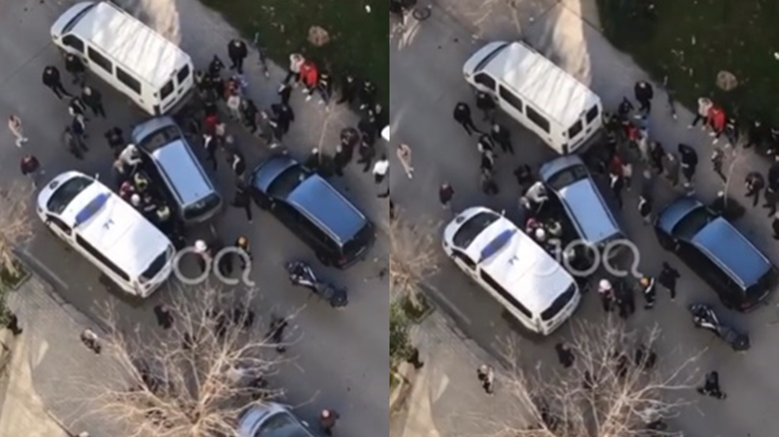 Aksident në lagjen Çole të Vlorës, shoferi i dehur merr përpara dy makinat e tjera