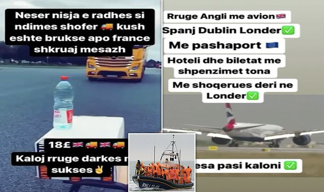 Pas gomoneve, shqiptarët rinisin reklamat në TikTok për udhëtime të sigurta me kamion e avion