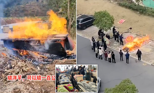 Shpërthimi i Covid në Kinë, familjet djegin trupat e të dashurve të tyre në rrugë