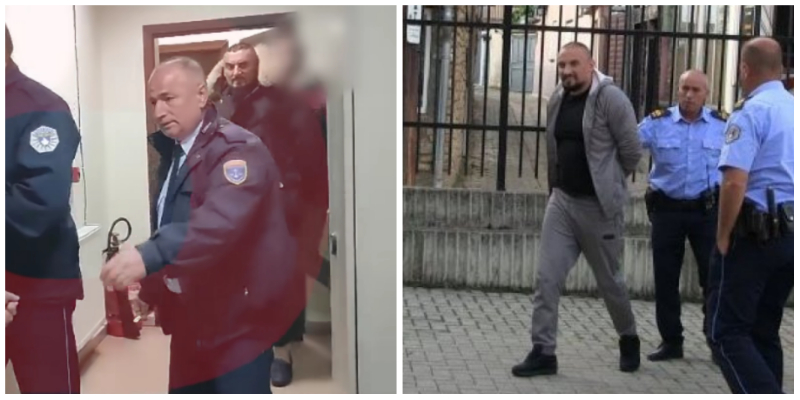 VIDEO/ Dibran Hoxha i fshihet kamerës teksa hyn në gjykatë, dyshohet se zhduku pamjet filmike të lokalit