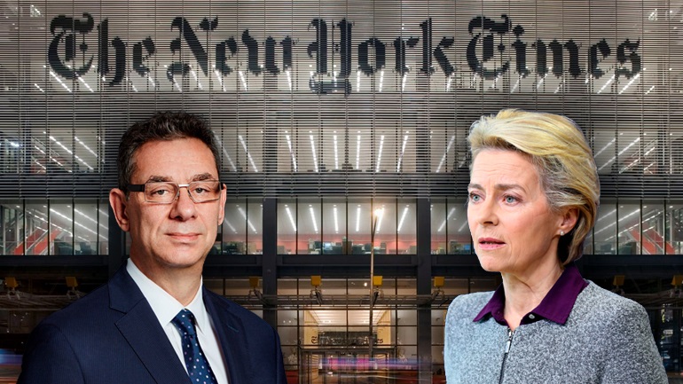“NYT” çon në gjykatë Komisionin Europian/ Çfarë fshihet pas mesazheve të von der Leyen me CEO-n e Pfizer?