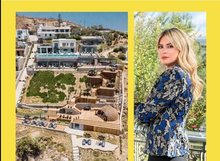 FOTOT/ Kush është pronarja e vilës superluksoze në Mykonos, ku shkojnë vetëm anëtarët e listës Forbes?