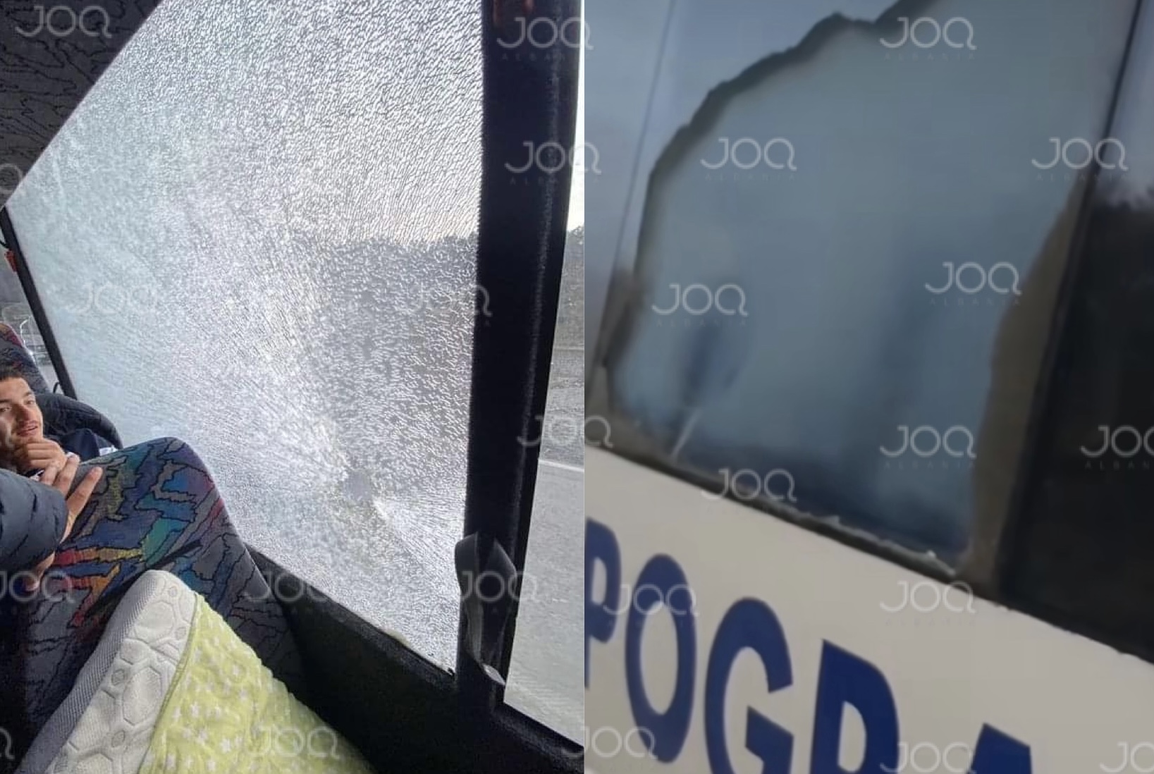 S’ka të ndalur dhuna në futbollin shqiptar, sulmohet me gurë autobusi i Pogradecit