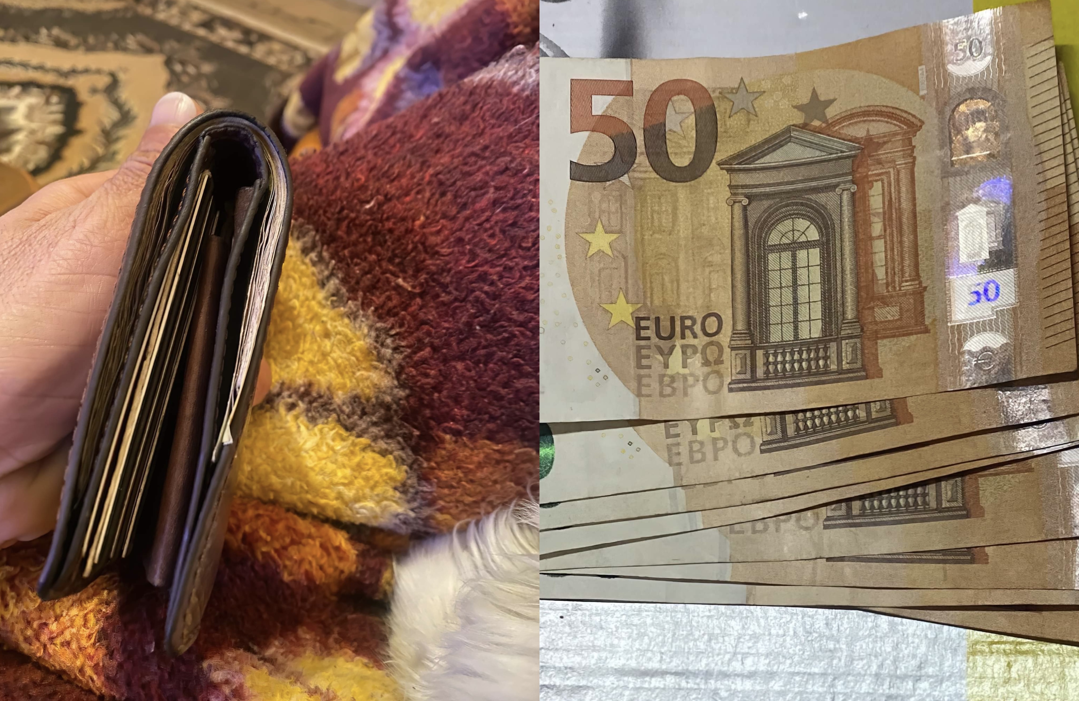 Qytetari gjen portofolin me 400 mijë lekë dhe 430 €, kërkon të zotin për t’ia kthyer