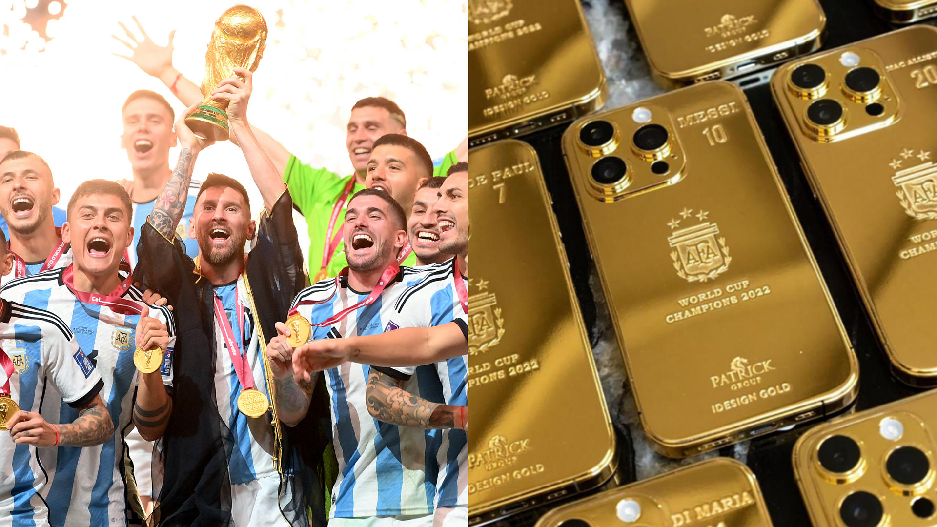 Messi shpenzon 175,000 £ për 35 iPhone ari për ekipin fitues të Argjentinës