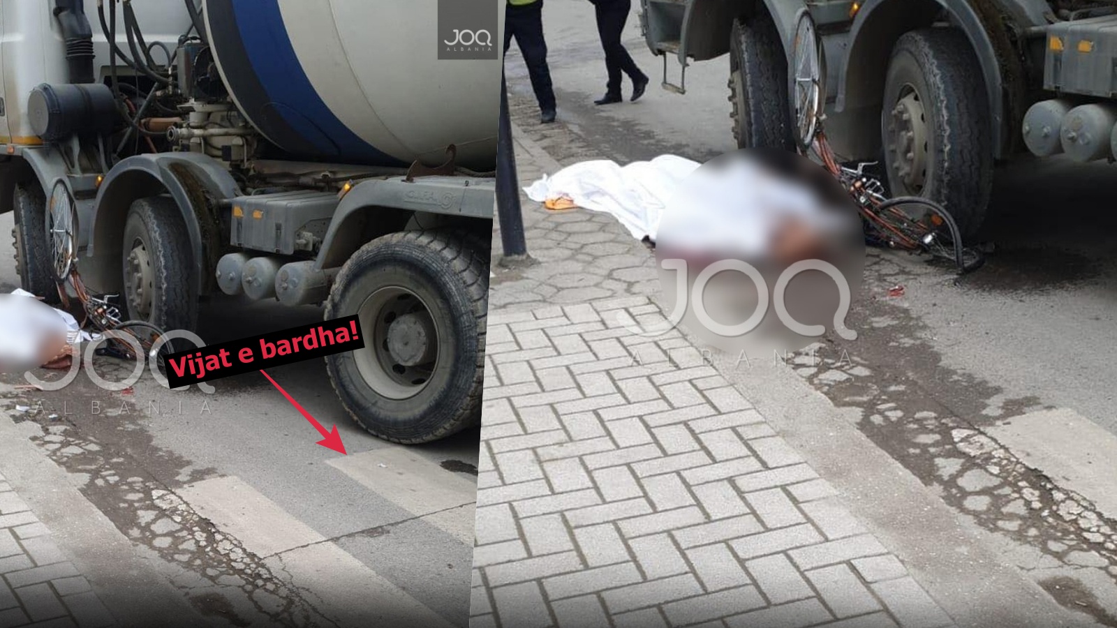 “Shoferi ishte i dehur”/Aksidenti tragjik në Durrës, betonierja i shtypi kokën qytetarit tek vijat e bardha
