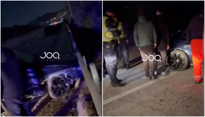 Aksident i rëndë në autostradën Tiranë-Elbasan, i riu ngec në mjet