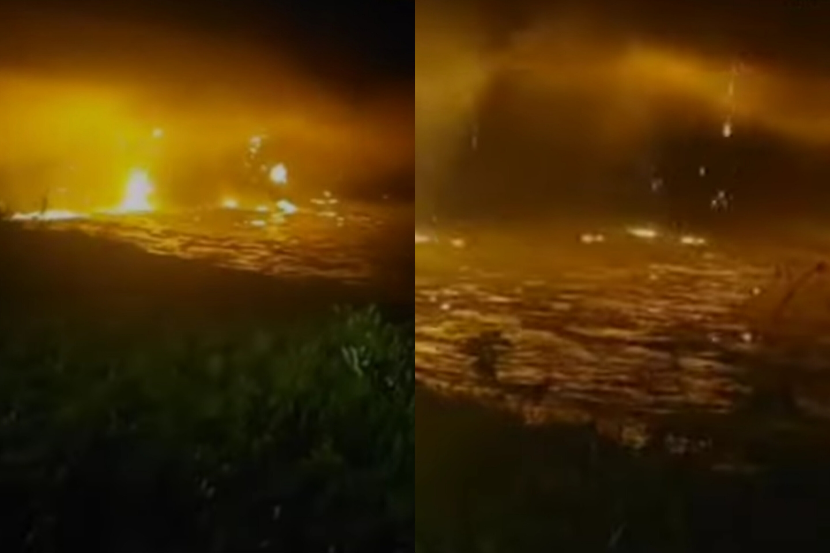 Shpërthen zjarr i madh, digjet ura e hekurudhës në Shkup