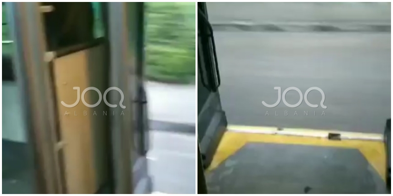 Autobusët e Tiranës vazhdojnë të ecin me dyer hapur, qytetari: Sikur jemi kafshë e jo njerëz!