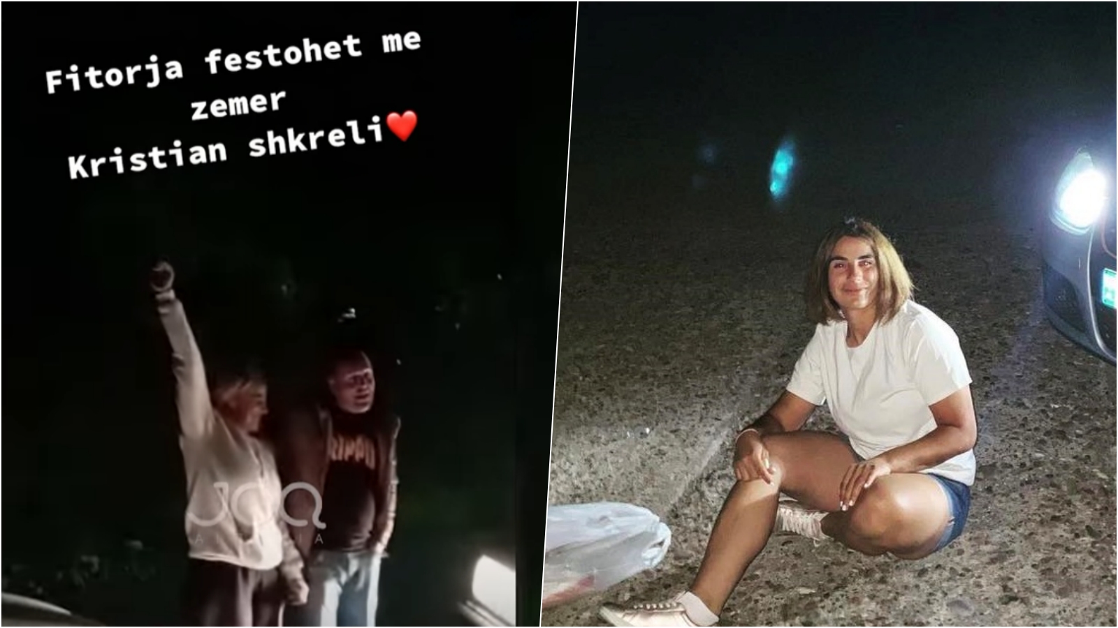 Anxhelina, policja e burgut që festoi fitoren e kandidatit rilindas duke qëlluar me armë