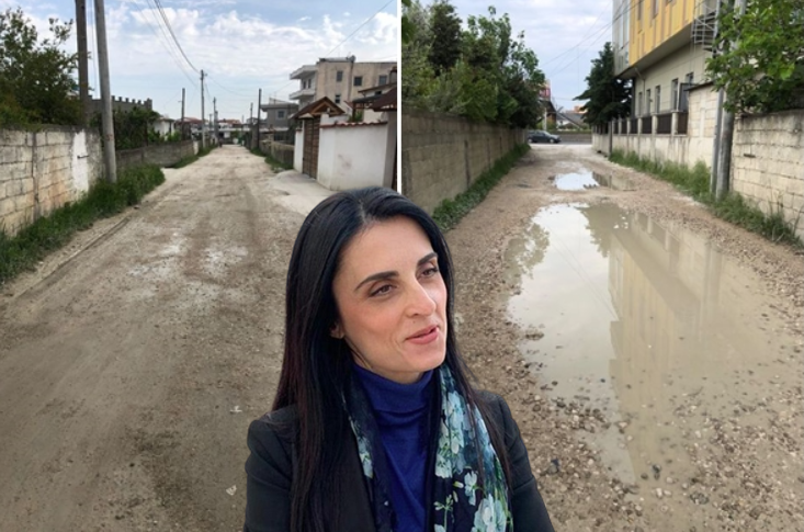 Rruga “Dervish Hima” në Shkozet e prishur, qytetari: Bashkia na mashtroi edhe këtë vit