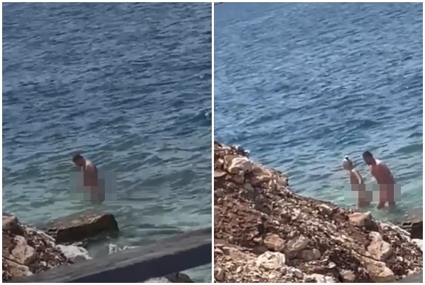 Turistët në Sarandë dalin nudo/ “Jemi me fëmijë, bëjnë dhe pisllëqe”