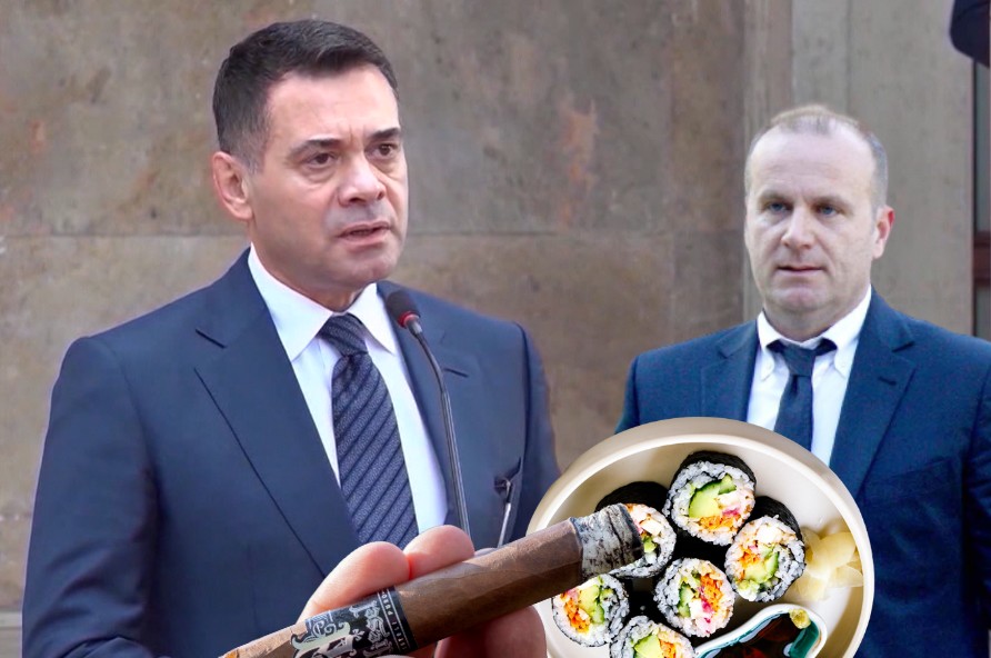 Sushi, verë dhe puro/ Ahmetaj darkoi me burrin e Olta Xhaçkës para arratisjes