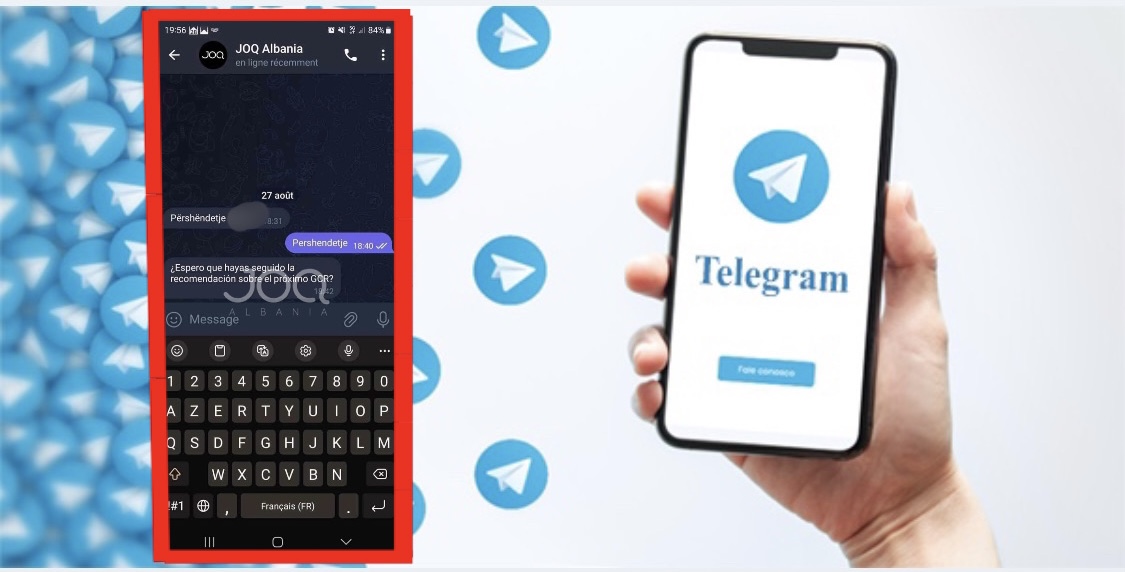 KUJDES! Dikush në Telegram pretendon se është JOQ ALBANIA, po mashtron qytetarët