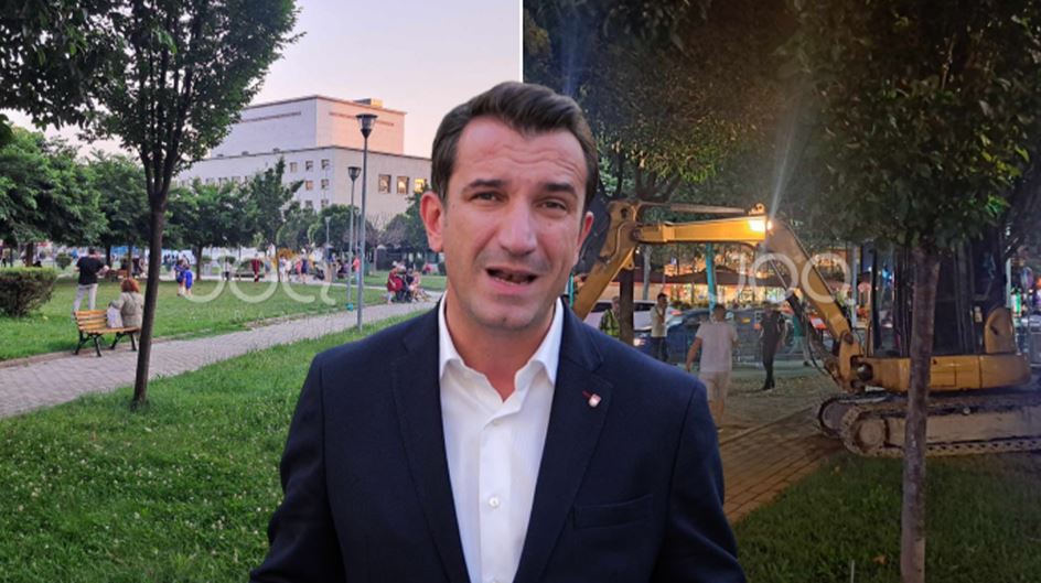 Shkatërrohet lulishtja te Pallati i Kulturës, do të zaptohet nga kulla e radhës e Veliajt