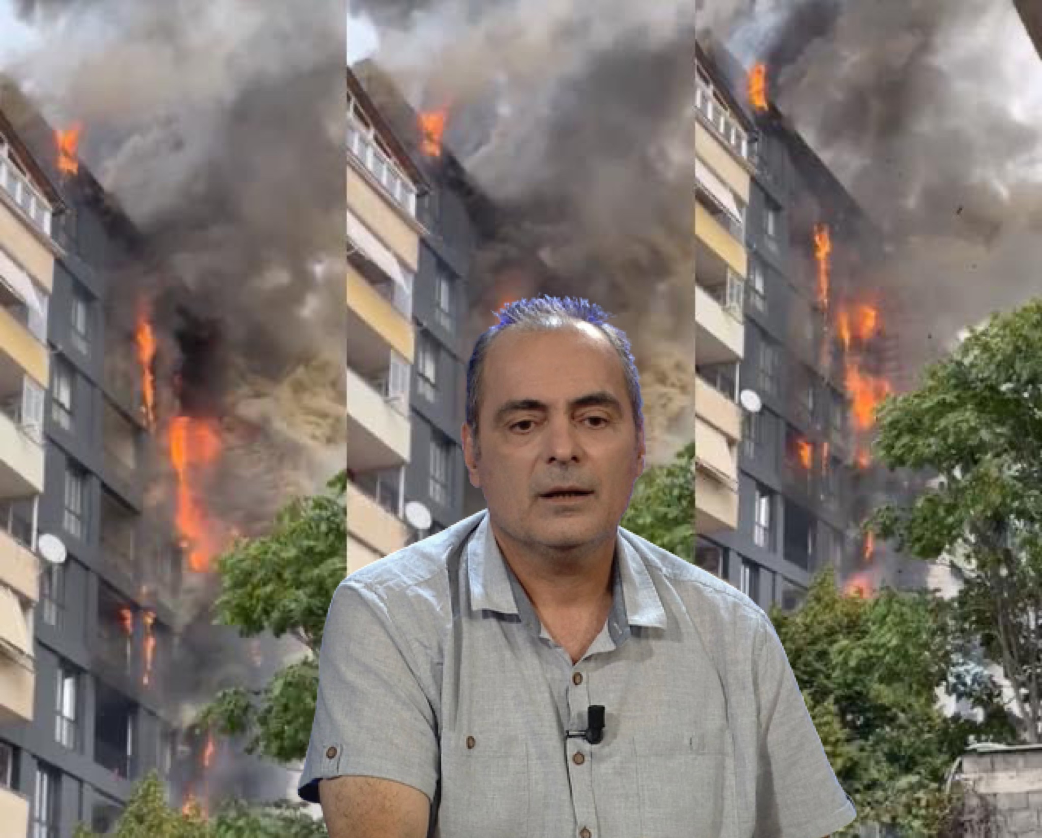 Avokati Goxhaj: Fasada e pallatit me material të djegshëm, banorët të kërkojnë dëmshpërblim