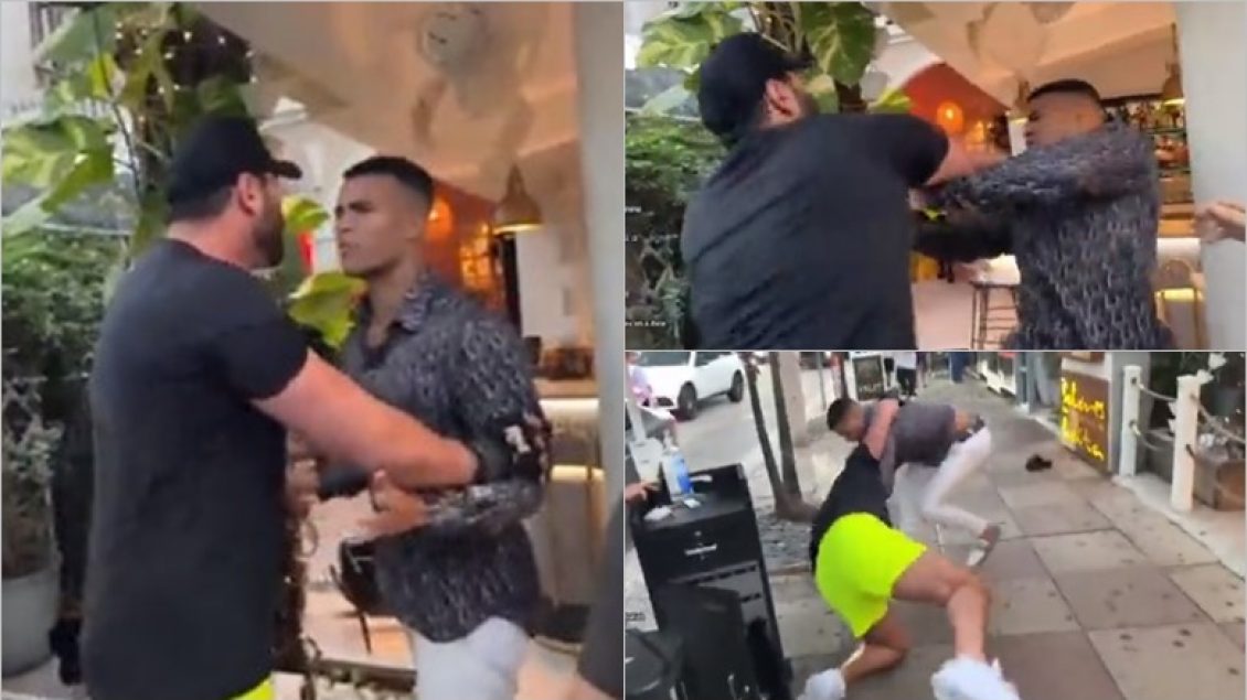 Youtuber-i shqiptar dhe influencuesi britanik “shkëmbejnë grushte” në Miami – pamjet bëhen virale