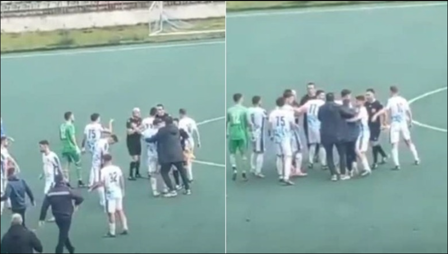 Sërish dhunë në futbollin shqiptar, goditet arbitri i ndeshjes Tomori-Vora
