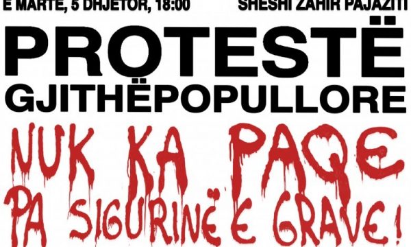 Sot protestë gjithëpopullore, nuk ka paqe pa sigurinë e grave