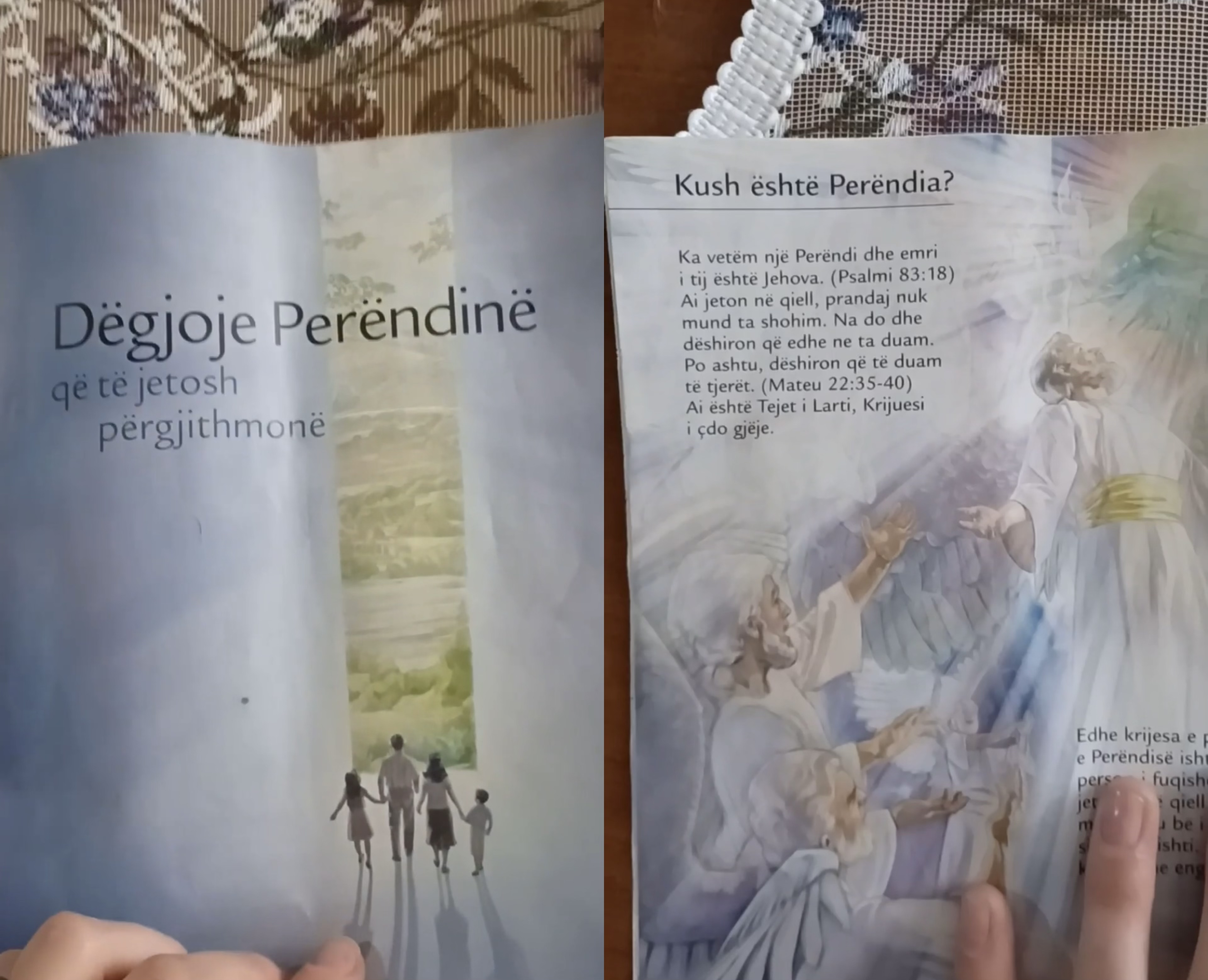 Qytetarja: Prindërve u vijnë dëshmitarët e Jehovait i lënë libra në shtëpi!