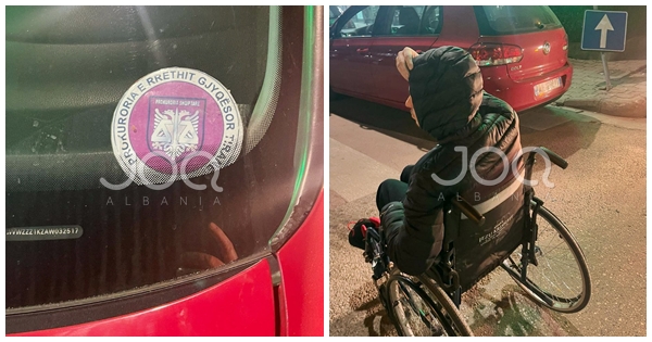 Makina e Prokurorisë së Tiranës pengon invalidin të kalojë te vizat e bardha