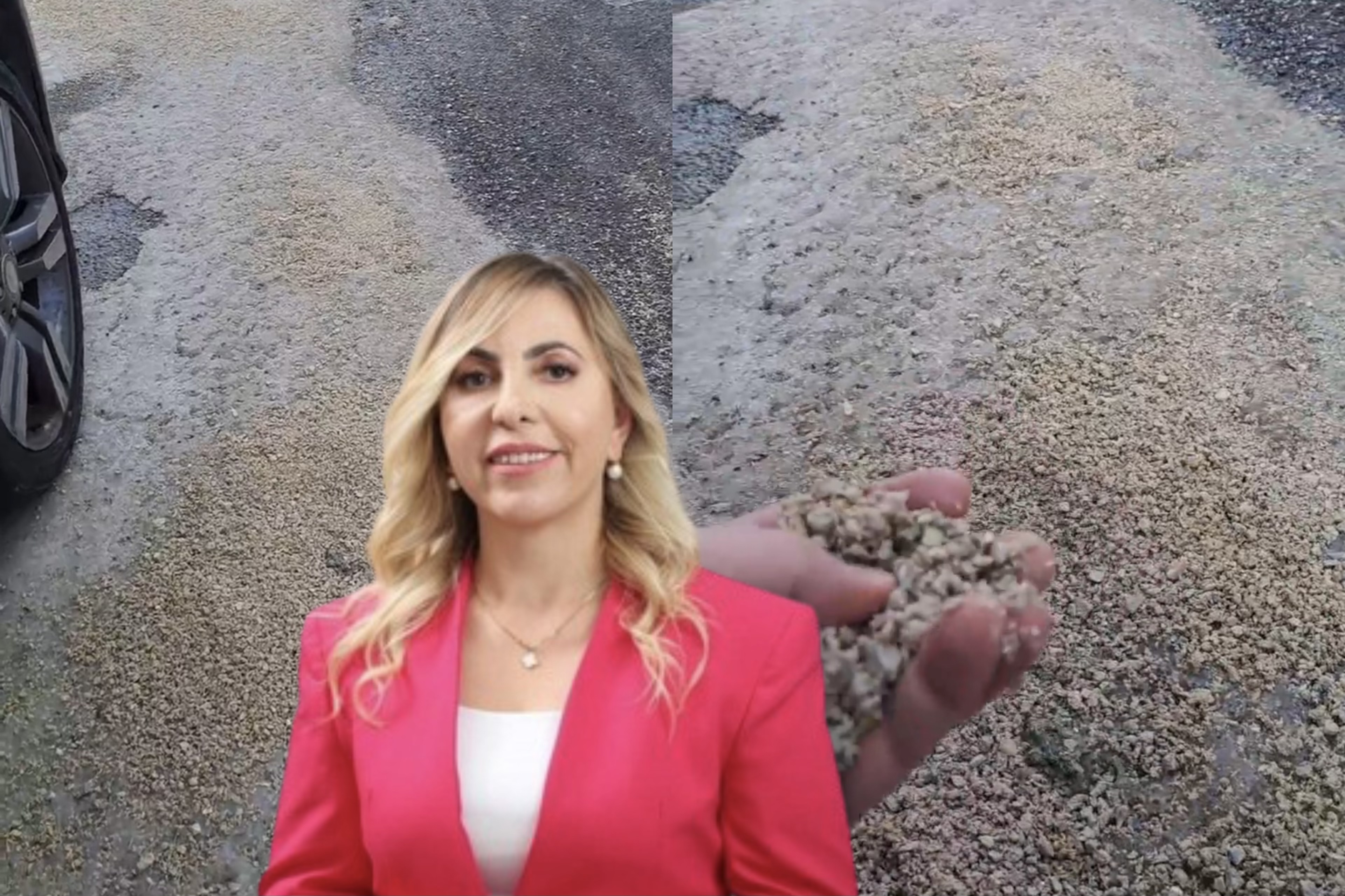 Pas denoncimit në JOQ, ‘Festa’ Mjeshtri mbush me zhavorr rrugët me akull të Bulqizës