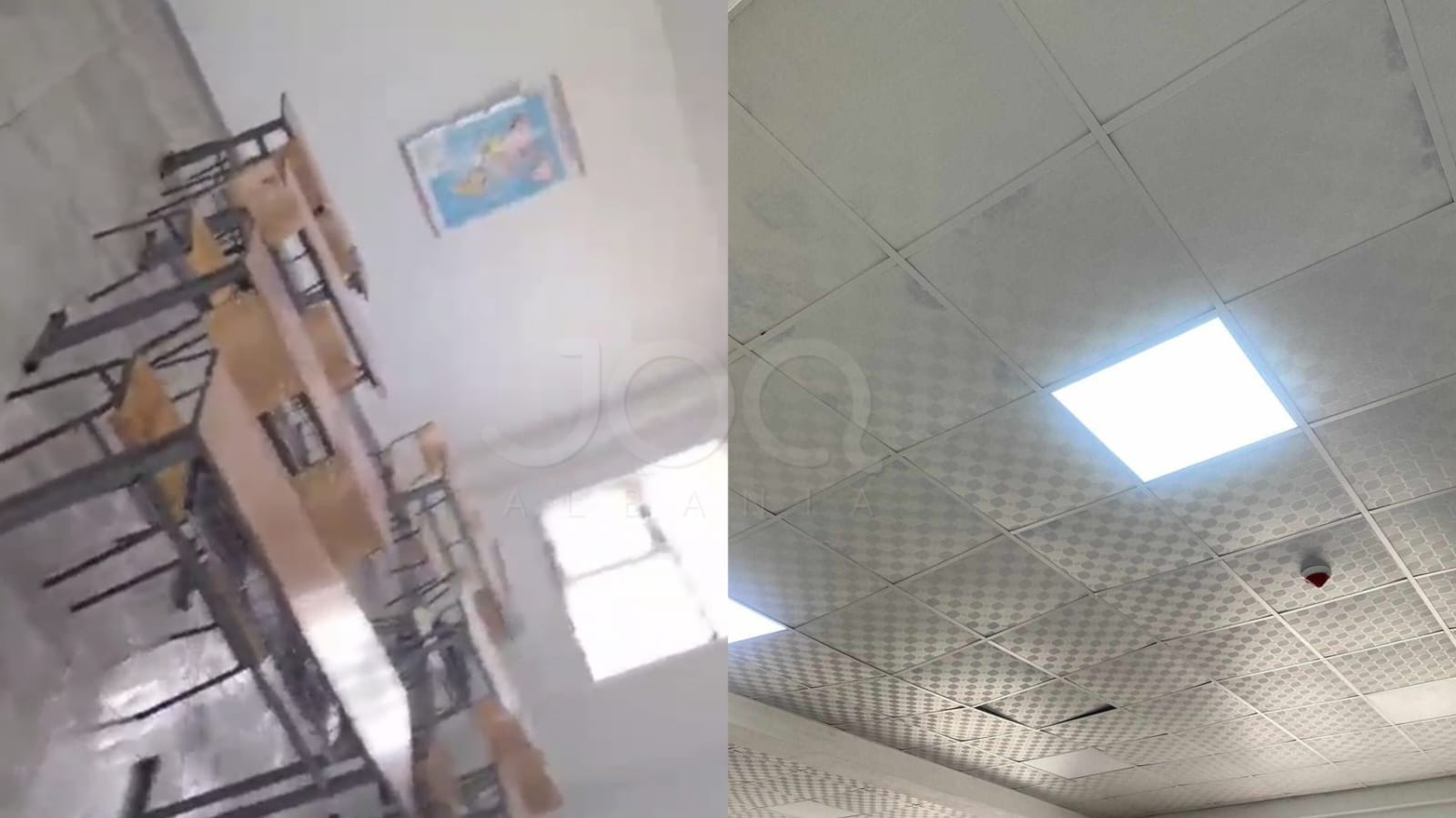 “Gjimnazi në Bubq pa ngrohje, tavani i shembur edhe pse ka 2 vite që është ndërtuar”