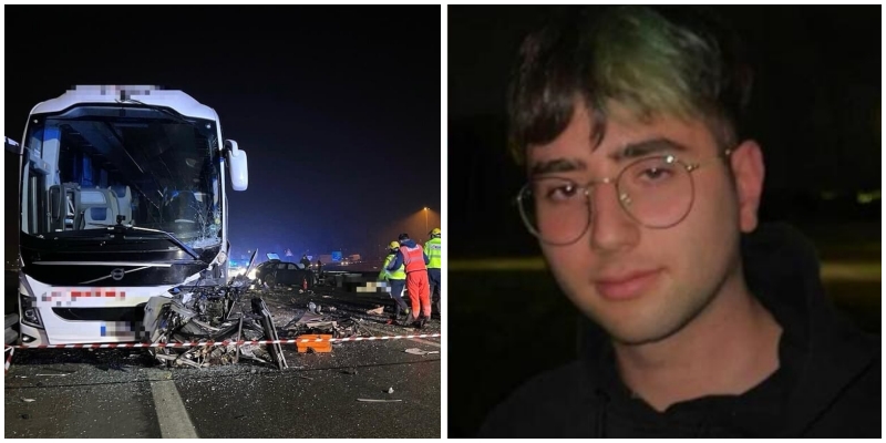 “BMW-ja” e tij u përplas me një autobus, humb jetën 22-vjeçari shqiptar