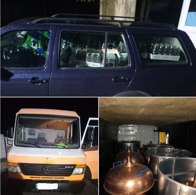Policia në aksion, parandalohet një rast i kontrabandës me pije alkolike në Mitrovicën e Veriut