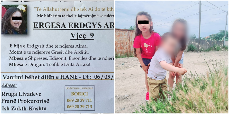 Përcillet për në banesën e fundit 9-vjeçarja e mbytur në Buna, mister fati i mamasë dhe 2 fëmijëve