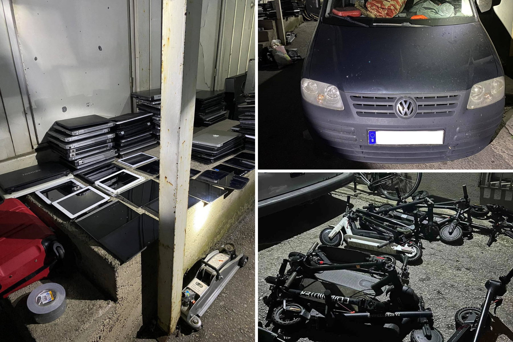 Policia kufitare ndalon një veturë me targa suedeze, ishte e mbushur me mallra kontrabandë