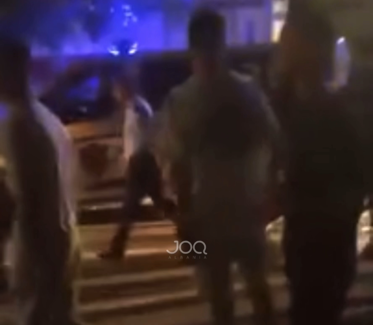 Plagosje me thikë në Pogradec, pamje nga vendngjarja