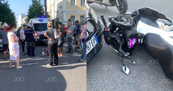 Motori me shenjën e djallit përplas gruan te vizat e bardha tek Medreseja