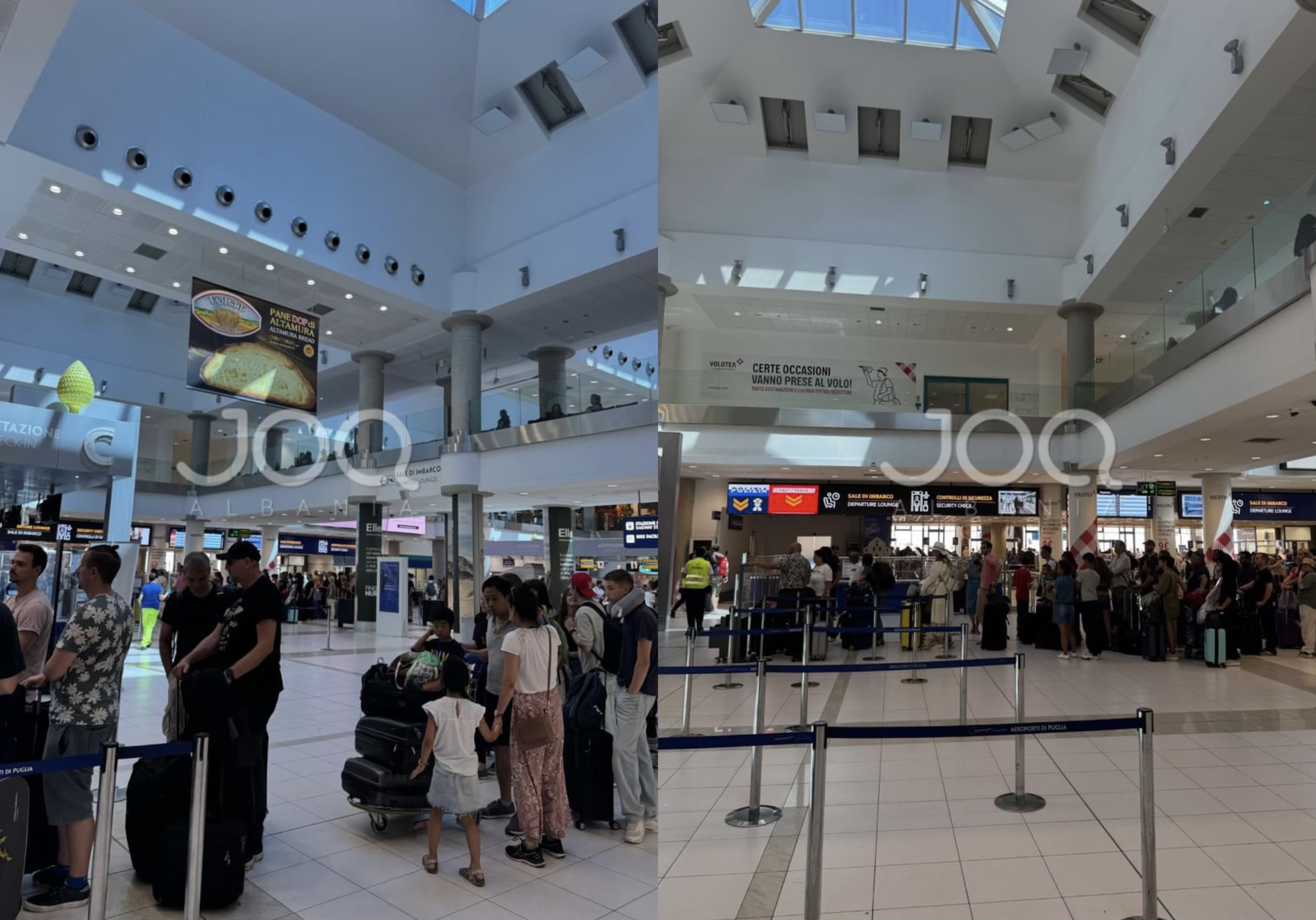 Fluturimi ishte parashikuar për dje, pasagjerët e WizzAir në Bari prej 24 orësh në pritje