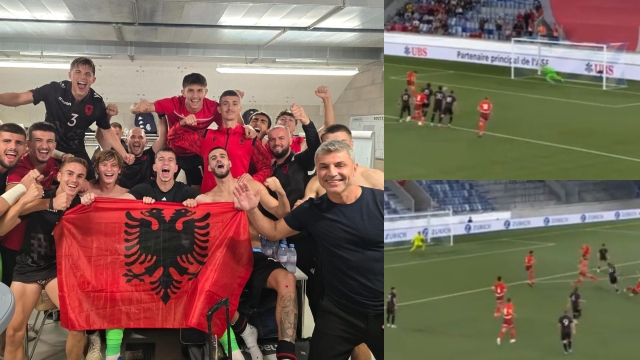 Shqipëria U-21 dhuron spektakël, fitore me përmbysje ndaj Zvicrës