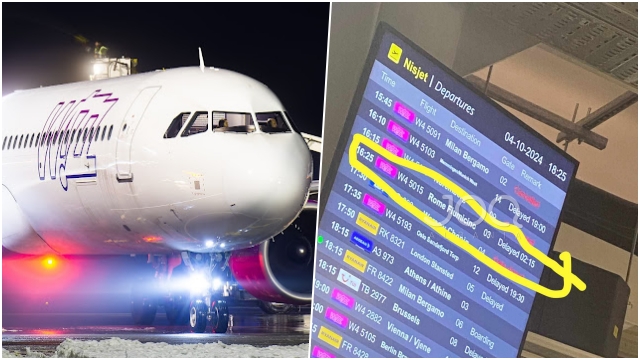 Wizz Air vijon talljen me shqiptarët, shtyn me 10 orë fluturimin për në Romë