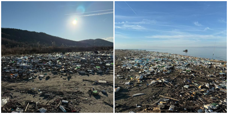 Alarmante! Grykëderdhja e lumit Ishëm një landfill në breg të detit