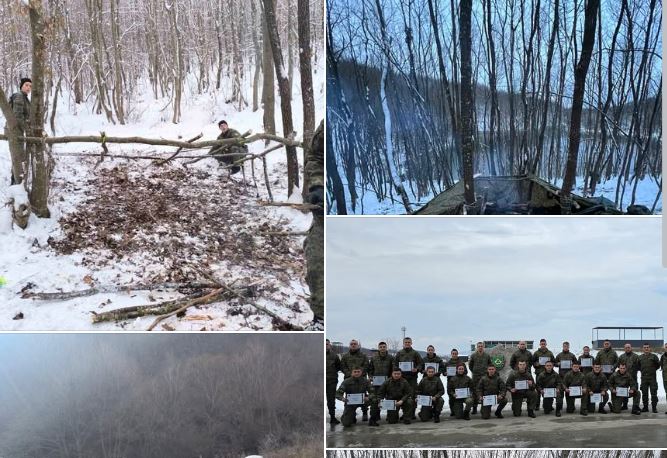 Kadetët e FSK-së trajnohen për mbijetesë në kushte dimërore