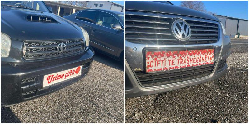 I riu fejohet, policia e gjobit për urimin e targave