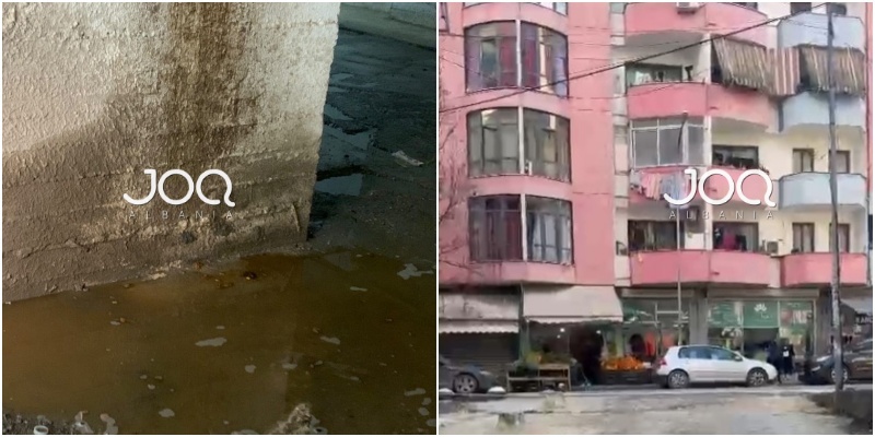 Ujërat e zeza pushtojnë rregullisht pallatin në Yzberisht, bashkia refuzon të ndihmojë banorët