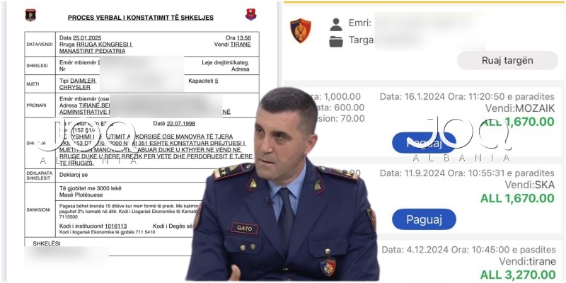 Gjobat e policisë ‘mbijnë nga dheu’, kthehen në makth për shoferët në Tiranë