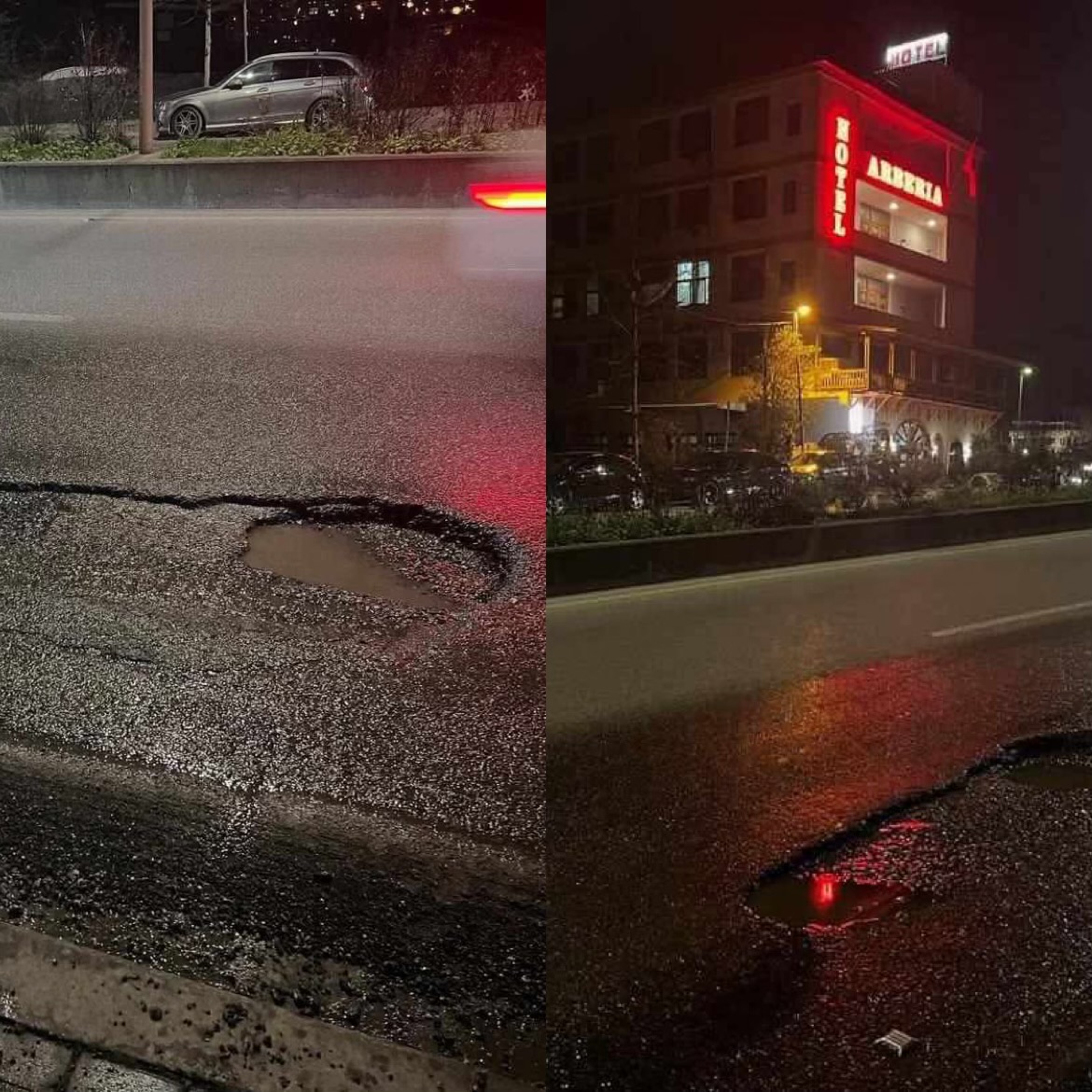 “Zgjoni Lali Erin!”, Rruga e Elbasanit copë-copë