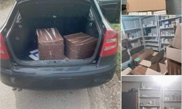 Policia e Kosovës ndalon veturë me barna të kontrabanduara, konfiskohen 169 artikuj barnash
